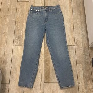 Madewell Mom Jean 28